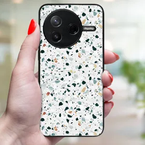 MY ART Ochranný kryt pre Xiaomi Poco F7 Pro GREY TERRAZZO (163)