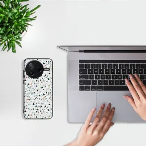 MY ART Ochranný kryt pre Xiaomi Poco F7 Pro GREY TERRAZZO (163)