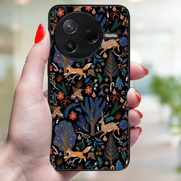 MY ART Kryt s vianočným dizajnom Xiaomi Poco F7 Pro WINTER (071)