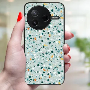 MY ART Ochranný kryt pre Xiaomi Poco F7 Pro BLUE TERRAZZO (164)