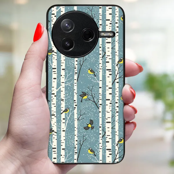 MY ART Kryt s vianočným dizajnom Xiaomi Poco F7 Pro BIRCH (072)
