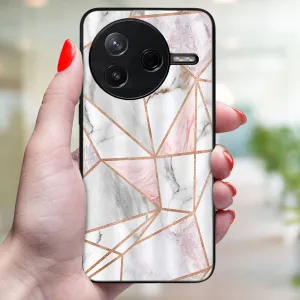 MY ART Ochranný kryt pre Xiaomi Poco F7 Pro PINK MARBLE (143)