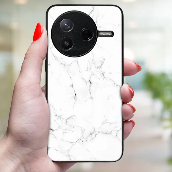 MY ART Ochranný kryt pre Xiaomi Poco F7 Pro WHITE MARBLE (144)