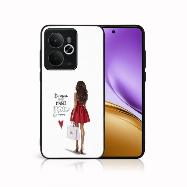 MY ART Ochranný kryt pre Realme 14 5G RED DRESS (137)
