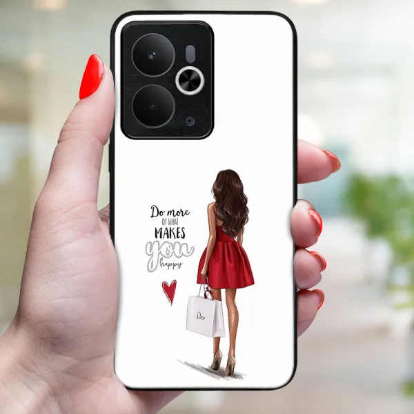 MY ART Ochranný kryt pre Realme 14 5G RED DRESS (137)