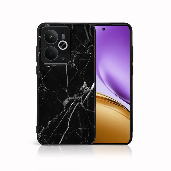 MY ART Ochranný kryt pre Realme 14 5G BLACK MARBLE (142)