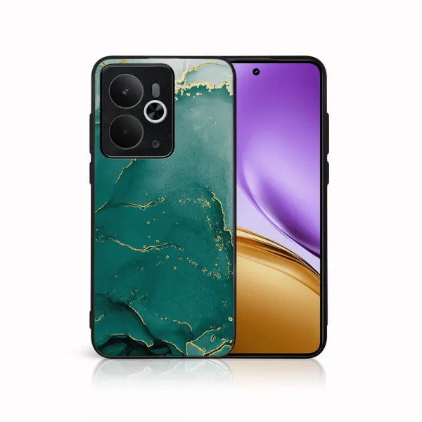 MY ART Ochranný kryt pre Realme 14 5G GREEN MARBLE (145)
