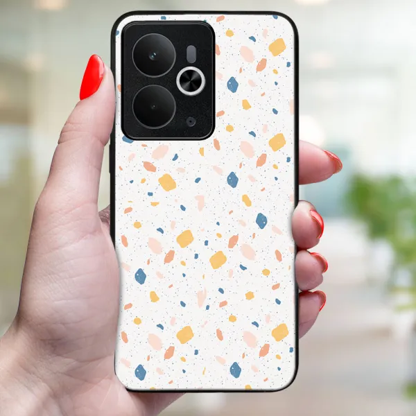 MY ART Ochranný kryt pre Realme 14 5G ORANGE TERRAZZO (165)