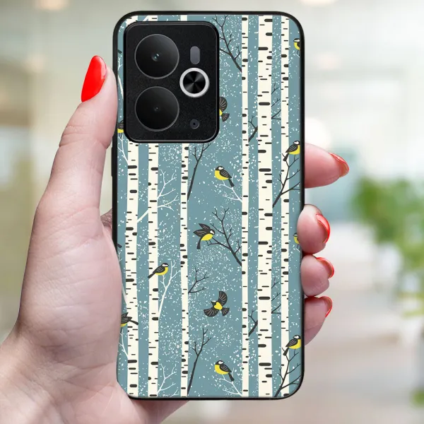 MY ART Kryt s vianočným dizajnom Realme 14 5G BIRCH (072)