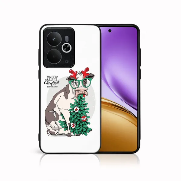 MY ART Kryt s vianočným dizajnom Realme 14 5G MERRY CHRISTMAS (074)