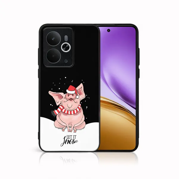 MY ART Kryt s vianočným dizajnom Realme 14 5G LET IT SNOW (075)
