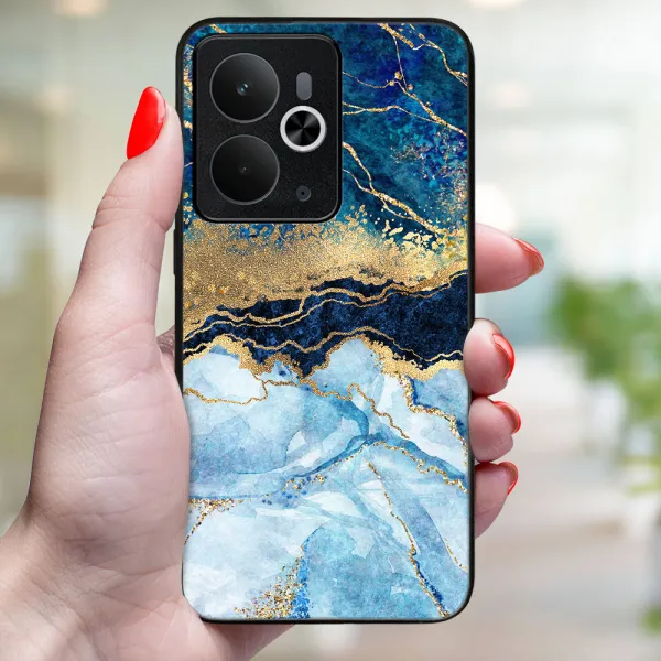 MY ART Ochranný kryt pre Realme 14 5G BLUE MARBLE (141)