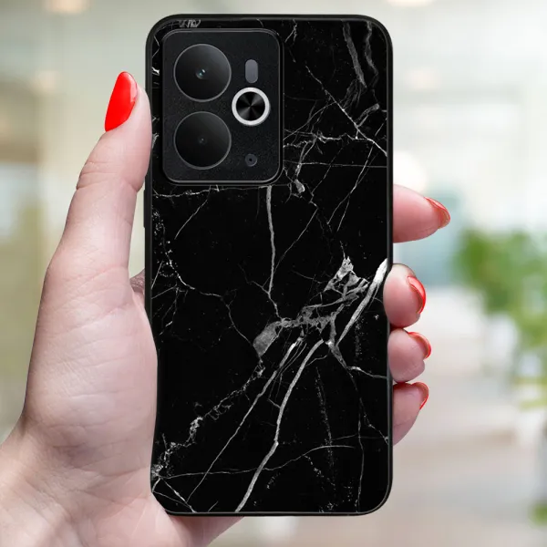 MY ART Ochranný kryt pre Realme 14 5G BLACK MARBLE (142)