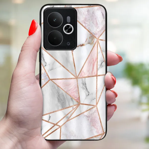 MY ART Ochranný kryt pre Realme 14 5G PINK MARBLE (143)