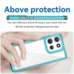 CRYSTAL Ochranný kryt pre Motorola Moto G56 5G tyrkysový
