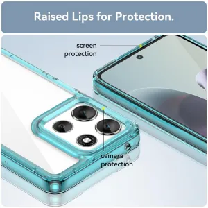 CRYSTAL Ochranný kryt pre Motorola Moto G56 5G tyrkysový
