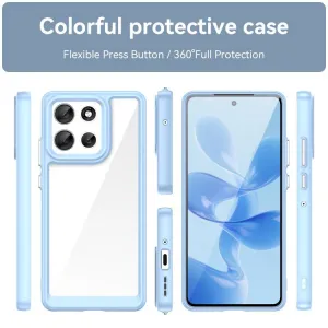 CRYSTAL Ochranný kryt pre Motorola Moto G86 5G modrý