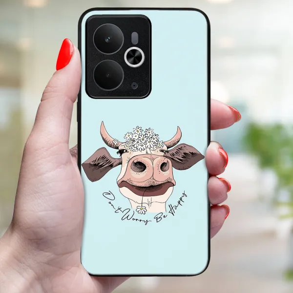 MY ART Ochranný kryt pre Realme 14 5G HAPPY COW (181)