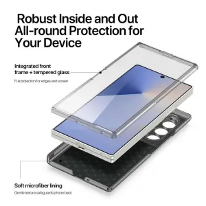 DUX STEX Obal s trblietkami pre Samsung Galaxy Z Fold7 5G čierny