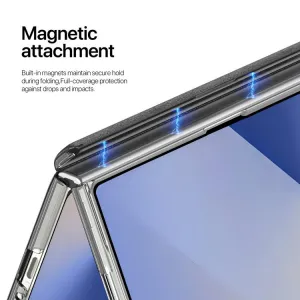 DUX STEX Obal s trblietkami pre Samsung Galaxy Z Fold7 5G čierny