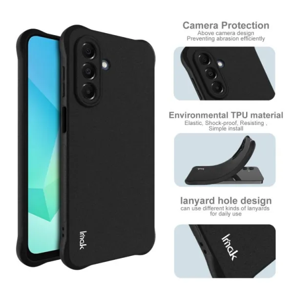 IMAK Ochranný obal pre Samsung Galaxy A17 / A17 5G čierny
