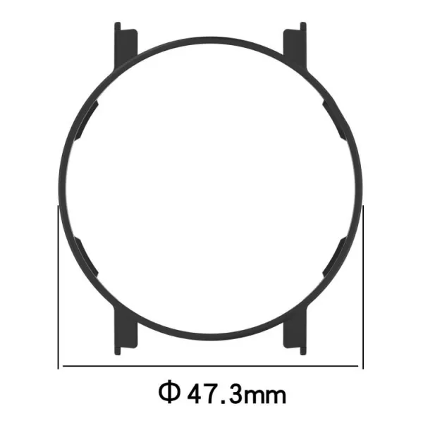PC HALF COVER Plastový kryt CMF Watch 3 Pro TITANIUM