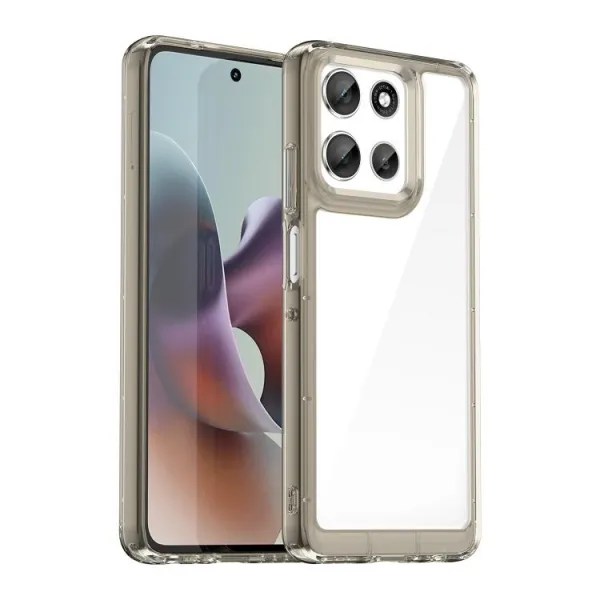 CRYSTAL Ochranný kryt pre Motorola Moto G56 5G šedý