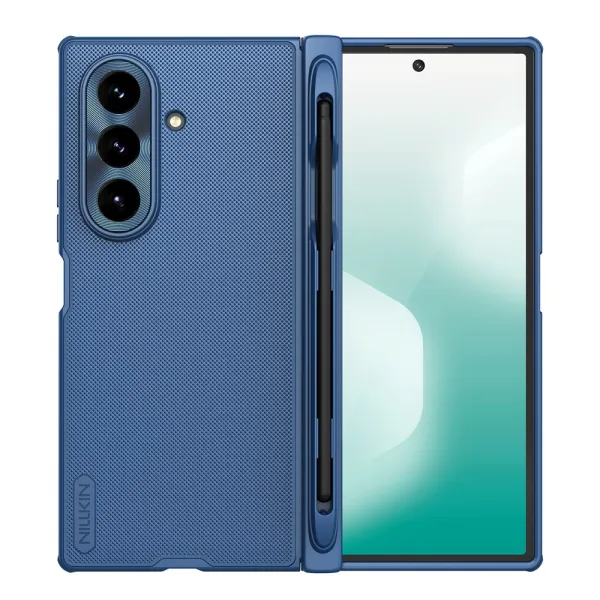 Nillkin Super Frosted FOLD Magnetic Pen Slot Samsung Galaxy Z Fold 7 Blue