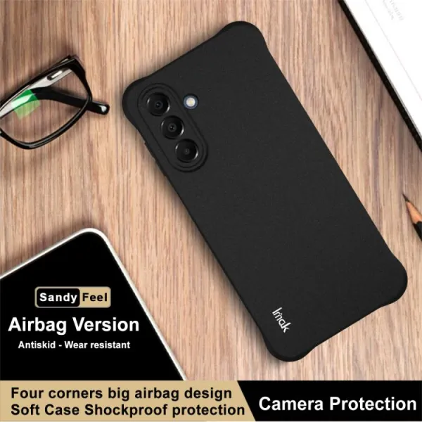 IMAK Ochranný obal pre Samsung Galaxy A17 / A17 5G čierny