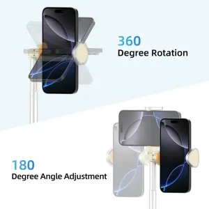 Tech-Protect L09S Bluetooth Selfie tyč so statívom, béžová