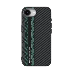 ABEEL RELIEF Ochranný obal pre Apple iPhone 16e / iPhone 17e BLACK-GREEN