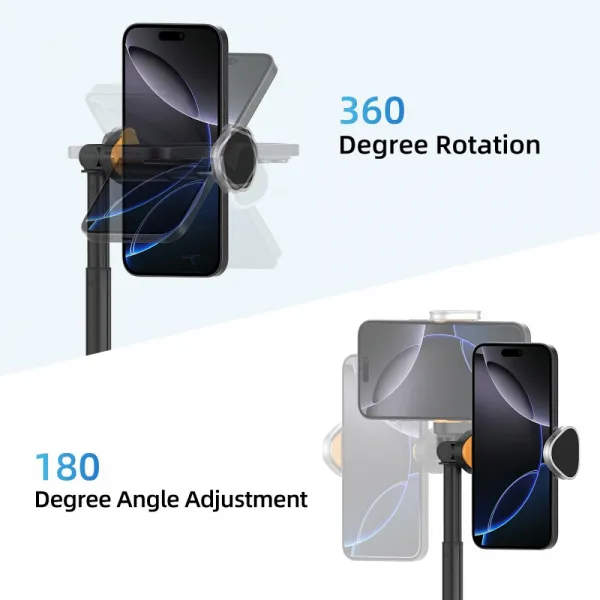 TECH-PROTECT L09S Selfie tyč so statívom BLACK