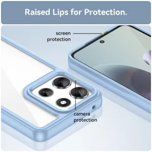 CRYSTAL Ochranný kryt pre Motorola Moto G56 5G modrý
