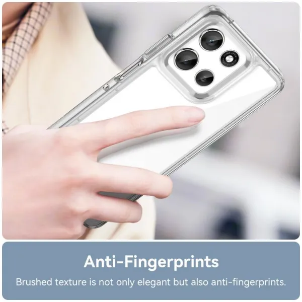 CRYSTAL Ochranný kryt pre Motorola Moto G56 5G priehľadný