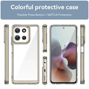 CRYSTAL Ochranný kryt pre Motorola Moto G56 5G šedý
