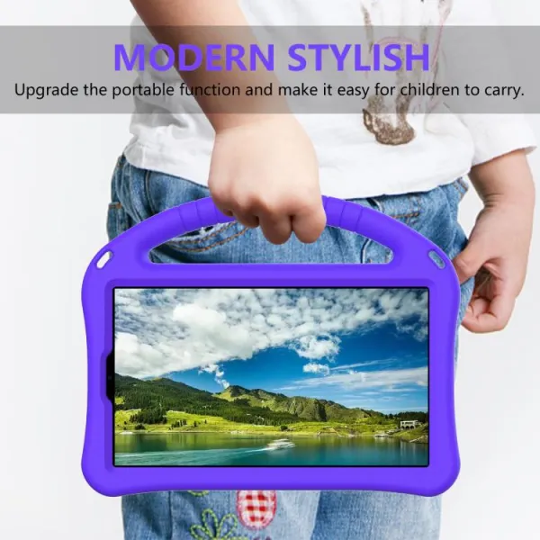 KIDDO Detský obal pre Lenovo Tab One / Lenovo Tab K9 fialový