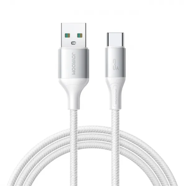 JOYROOM S-A28 FLASH 3A Kábel USB-A / USB-C biely