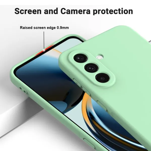 RUBBER Ochranný kryt pre Samsung Galaxy A17 / A17 5G zelený