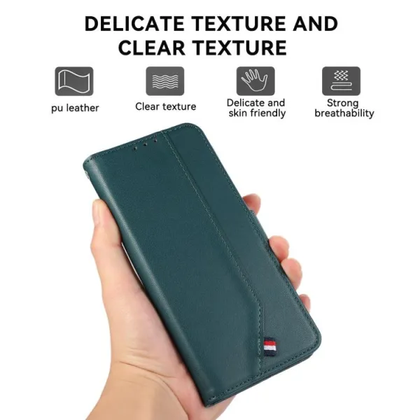 ABEEL DELICATE Peňaženkový obal Google Pixel 10a zelený