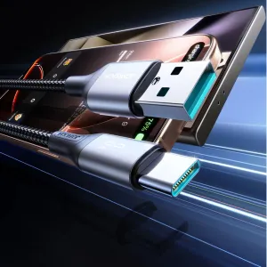 JOYROOM S-A28 FLASH 3A Kábel USB-A / USB-C čierny