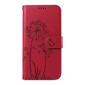 ART DANDELION Peňaženkové puzdro pre Xiaomi Redmi 15C / Redmi 15C 5G červené