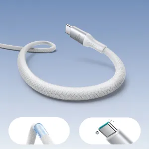 JOYROOM S-A28 FLASH 3A Kábel USB-C / USB-C biely
