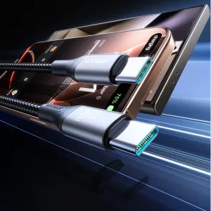 JOYROOM S-A28 FLASH 3A Kábel USB-C / USB-C čierny
