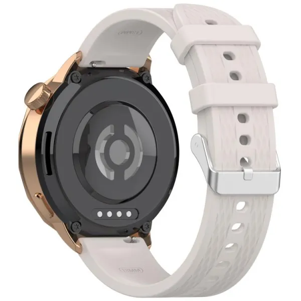 SILICONE Vymeniteľný remienok pre OnePlus Watch 3 43mm STARLIGHT