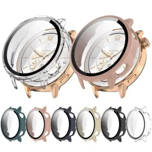 PC FULL COVER Plastový kryt so sklom pre OnePlus Watch 3 43mm modrý