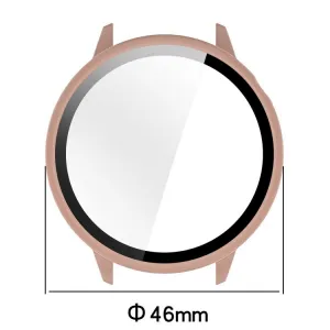 PC FULL COVER Plastový kryt so sklom pre OnePlus Watch 3 43mm modrý