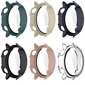 PC FULL COVER Plastový kryt so sklom pre OnePlus Watch 3 43mm modrý