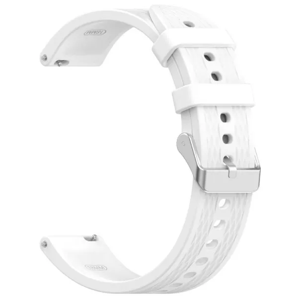 SILICONE Vymeniteľný remienok pre OnePlus Watch 3 43mm biely