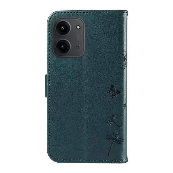 ART DANDELION Peňaženkové puzdro pre Xiaomi Redmi 15C / Redmi 15C 5G tmavozelené