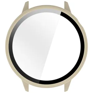PC FULL COVER Plastový kryt so sklom pre OnePlus Watch 3 43mm IVORY WHITE